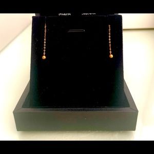 18k rose gold earrings